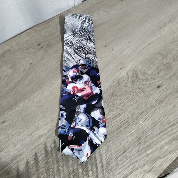 Vintage Team NFL Oakland Raiders ACF West Silk‎ Neck Tie - Picture 1 of 8